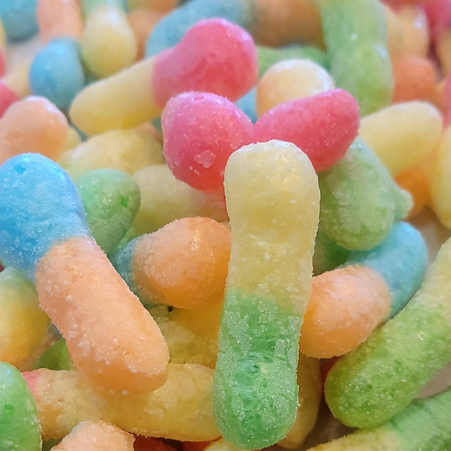 Slushie Cheetos (Gummy Sour Worms)
