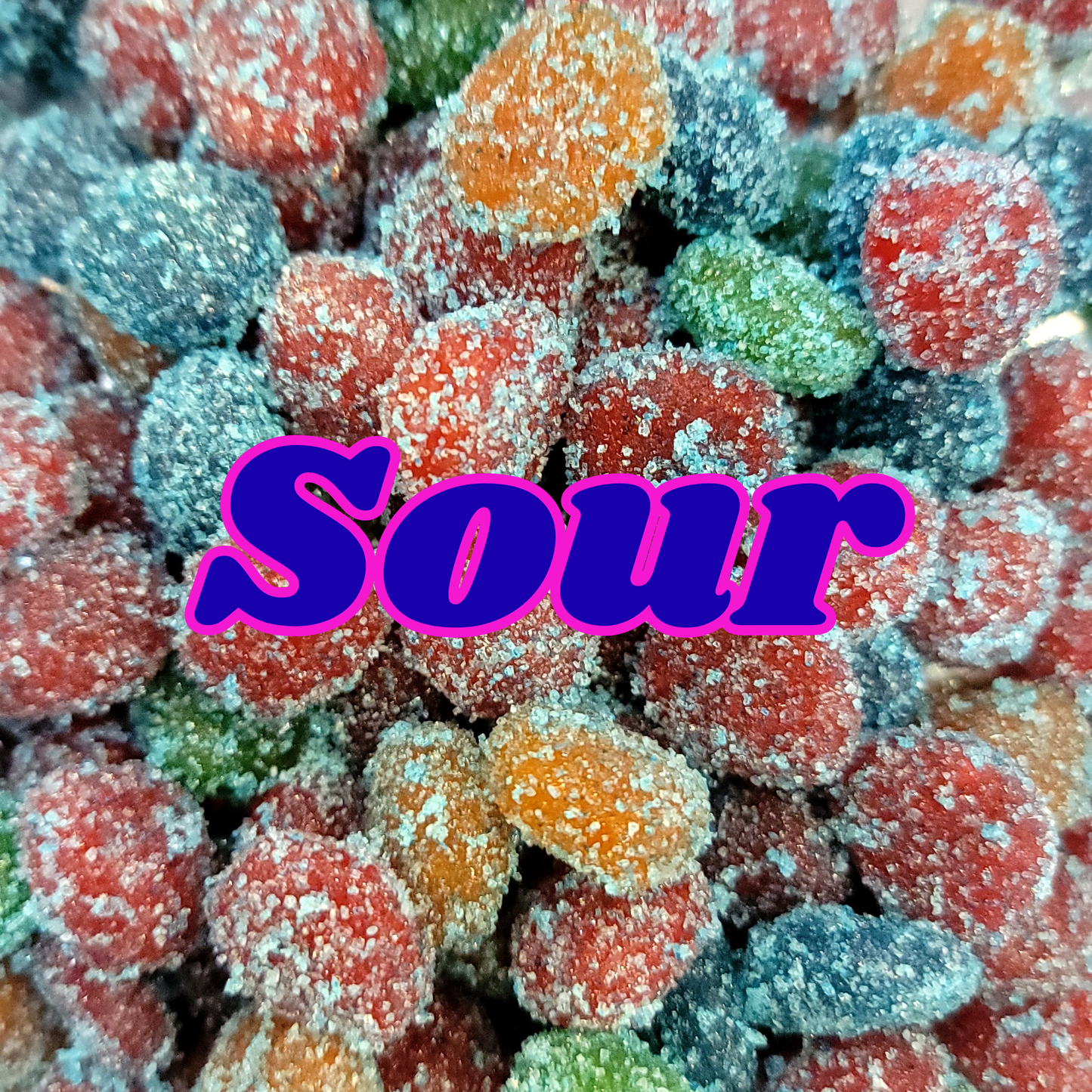 Blue Razz Gushies - Sour