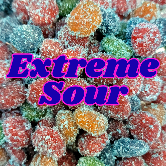 Blue Razz Gushies - Extreme Sour